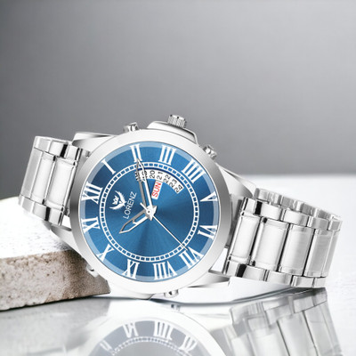 LORENZ MK-4032R Lorenz Day & Date Edition Blue Dial Analog Watch for Men | Watch for Boys- 4032R Analog Watch  - For Men