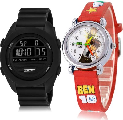 GROOT DG81-BK117 Analog-Digital Watch  - For Boys