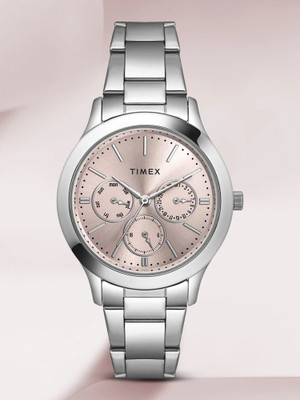 TIMEX Multi Function Pink Dial Wo Analog Watch  - For Women