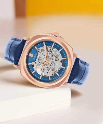French Connection FCA07UR Blue Textured Dial | Automatic Watch For Men's | FCA07UR Analog Watch  - For Men