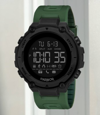 Harbor 9098-Green Multi Function Digital Sports Watch with Green Strap, Perfect for Men Digital Watch  - For Men