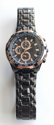 AISH Stylish Metal Chronograph Analog Wrist Watch for Men Fashion Accessory Wome Stylish Watch Analog Watch  - For Men