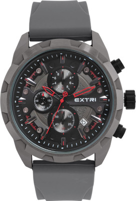 EXTRI New Collection Men Round Black Chronograph X6077-F Analog Watch  - For Men