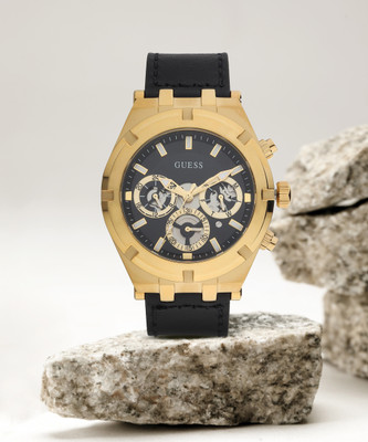 GUESS Guess Men Black-GW0262G2 Black Dial Analog Watch  - For Men