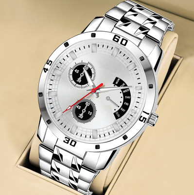 Alexei S-Avo Sliver Analog Watch  - For Men