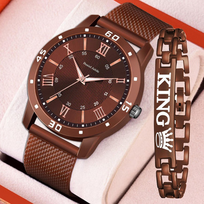 EVRGLOW KING-BLACK-PU-02 NO Analog Watch  - For Boys