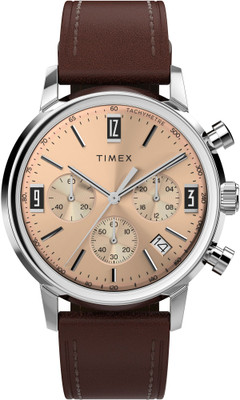 TIMEX TW2W51400UJ Marlin Rose Gold Round Dial Analog Watch  - For Men