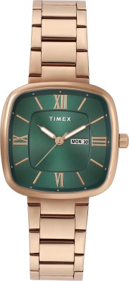 TIMEX Green Dial Analog Watch  - For Women