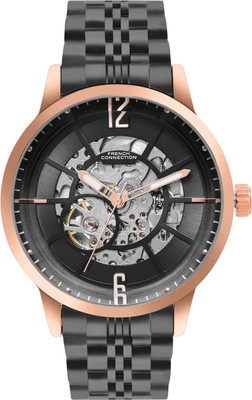 French Connection Bold Automatic Men's Watch with Black Dial - FCA20BBM Analog Watch  - For Men