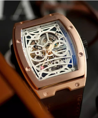 Ingersoll I12303 Automatic Silver Skeleton Dial With Lifetime Warranty Analog Watch  - For Men