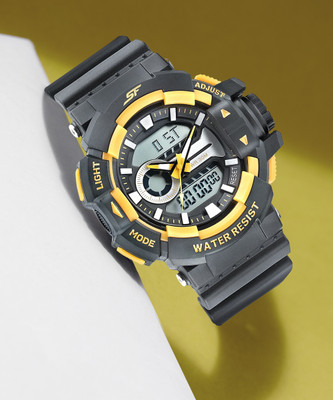 SF 77118PP03W Super Fiber Hustler Analog-Digital Watch  - For Men