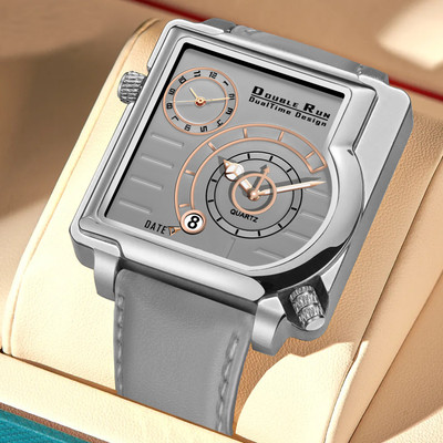 DoubleRun Analog Watch  - For Men