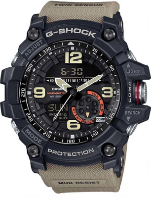 CASIO GG-1000-1A5DR G-Shock GG-1000-1A5DR Black Dial Brown Resin Strap Analog-Digital Watch  - For Men