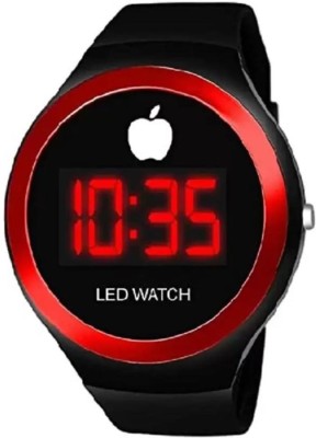 HF Haifun Round Red Apple Shape Dial Latest LED Digital Watch Digital Watch  - For Boys & Girls