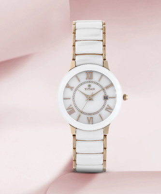 Titan Ceramics Analog Watch  - For Women
