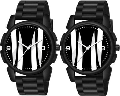 SUBERA Couple Combo Rubber strap 2 combo watch Analog Watch  - For Men