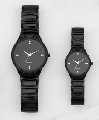 kairova KRW016_MA_IIK-combo black Contemporary Glamour Quartz Watch for Her And Him Midnight Analog Watch  - For Girls