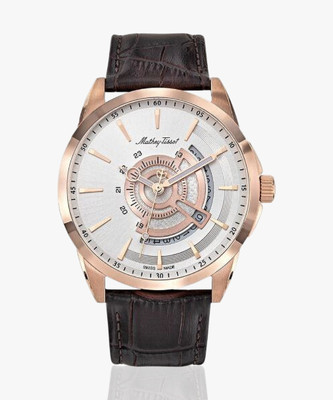 Mathey-Tissot H711PS Swiss Made Quartz White Dial Analog Watch  - For Men