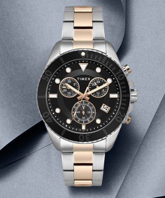 TIMEX Multi Function Black Dial Analog Watch  - For Men