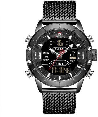 NAVIFORCE NF-9153BK NF-9153 Analog-Digital Watch  - For Men