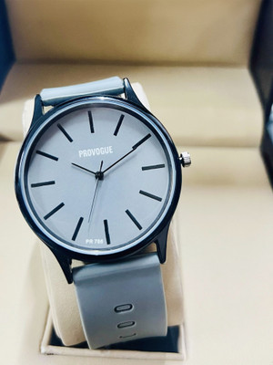 PROVOGUE PV-102-SILICON GREY s & Boys' | Grey Dial | Premium Silicone Belt |Trendy & Durable Analog Watch  - For Men