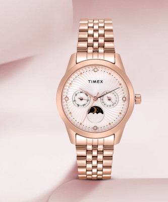 TIMEX Fashion Multi Function Silver Dial Analog Watch  - For Women