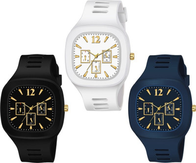 Timefit Partywear Watch For Boys Formal Look Waterproof Analog Watch For Boys Combo Pack Of 3 Analog Watch  - For Men & Women