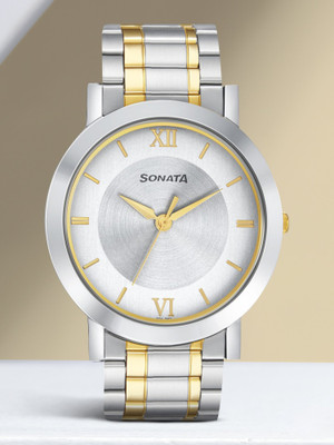 SONATA NP77108BM02W Wedding collection Analog Watch  - For Men