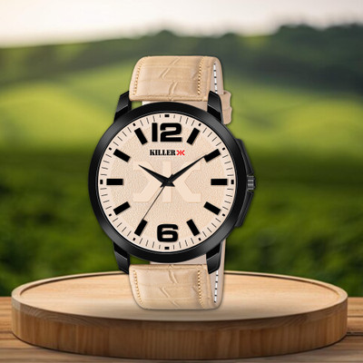 KILLER KL-9401-BROWN Big Dial Analog Watch  - For Men