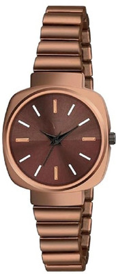 AHA CRAFTY Watch with Brown Dial Analog Watch  - For Women