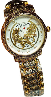 LUBA HIMT Luxury Tiger Skeleton Dial Analog Watch  - For Men