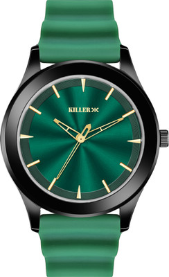 KILLER Analog Green Dial Men's Watch with Silicone Strap Latest Trending Analog Watch  - For Men