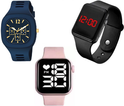 PANARS Combo of 3 watches Analog-Digital Watch  - For Boys & Girls