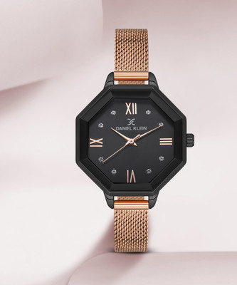 DANIEL KLEIN Daniel Klein Analog Black Dial Women's -DK.1.12831-5 Premium Analog Watch  - For Women