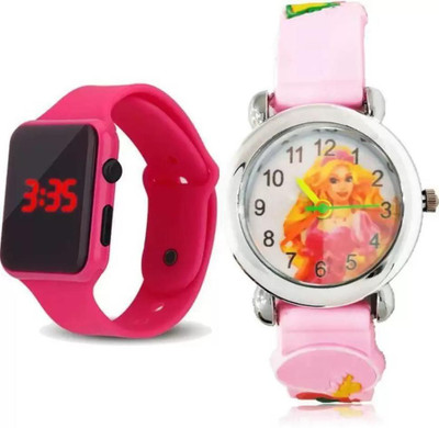 Habstone Analog-Digital Watch  - For Girls