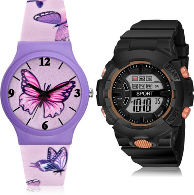 TIMOXIDE CM706-DG33 Analog-Digital Watch  - For Girls