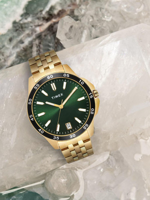 TIMEX Date Function, Green Dial Analog Watch  - For Men