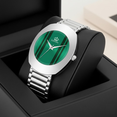 LIMESTONE Stainless Steel Unusual Design Vintage Chain Trending Quartz Analog Watch  - For Men