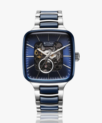 Titan Ceramic Fusion Automatic Ceramic Automatic Fusion Square Analog Watch  - For Men