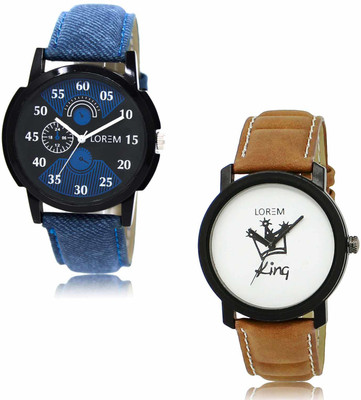 LOREM OE-LR02-LR18 Analog Watch  - For Men