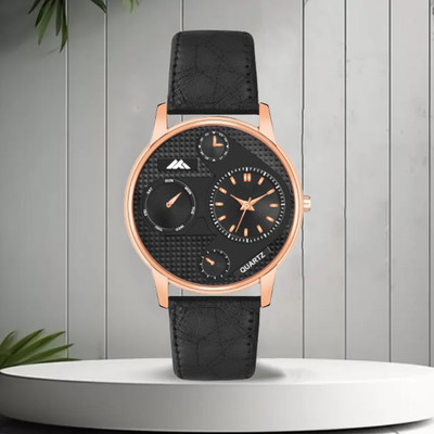 ETLIS MT-27 Multi-Dial Display Rose Gold Case Analog Watch  - For Men