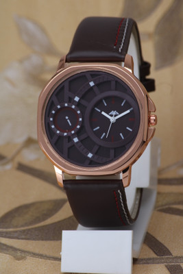 VIRAKTI New Best Quality Unique Design Dial Slim Fit Leather Belt New Best Quality Unique Design Dial Slim Fit Leather Belt Analog Watch  - For Men