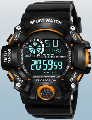 RareEagle C Shock Waterproof Sports Multifunctional Alarm Digital Watch Digital Watch  - For Boys