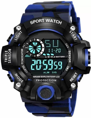HF Haifun Digital Sports Watch for Men's Kids Watch for Boys Watch for Men Digital Watch Digital Watch  - For Men