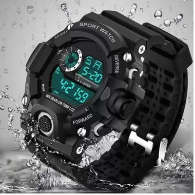 blutech Shock Proof Water Resistance NEW GENERATION BLACK DIAL BLACK STRAP Digital Watch  - For Boys & Girls
