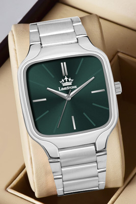 LIMESTONE NEW DESIGNER SQUARE DIAL QUARTZ Analog Watch  - For Men