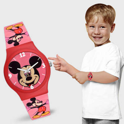 Loretta Waterproof Red Analog Watch  - For Boys