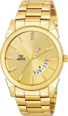 HMT DLX Golden Watch Analog Watch For Men Price History
