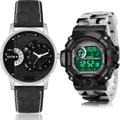 TIMENTER BM37-BC23 Analog-Digital Watch  - For Men