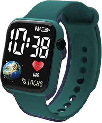 KIMY Kids' sports watch: good quality silicone LED digital display The most recent and cutting-edge design for a black LED display. Digital Watch  - For Boys & Girls